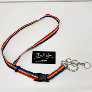 BigEzza Better PLUR PRIDE keychain ID lanyard (B)